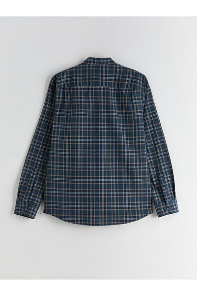 LC Waikiki Regular Fit Uzun Kollu Ekose Erkek Gömlek