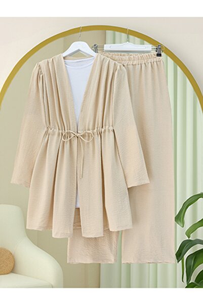 HİJABAYA Σετ κιμονό Ayrobin με κορδόνια Tunnel