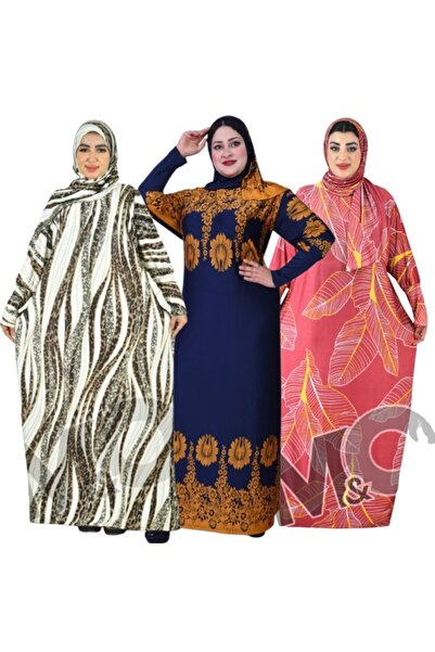 M&O 2 اسدال صلاة واستقبال عرض مجموعة مكونة من ثلاثة اسدالات مقاس واحد يلبس من...