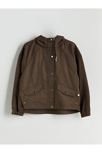 LC Waikiki Hooded Oversize Women's Raincoat