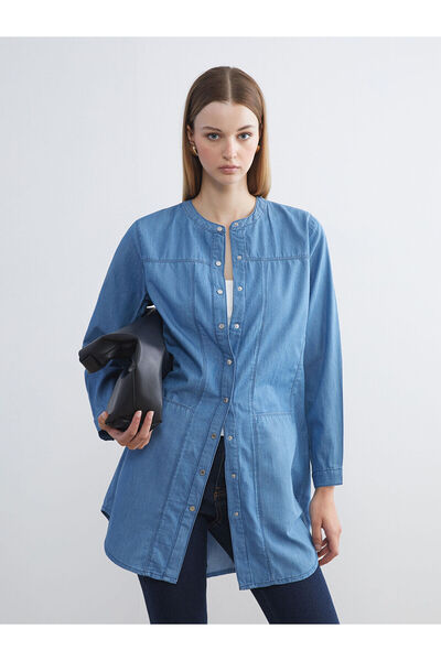 LC Waikiki Judge Collar Women's Jean Tunic