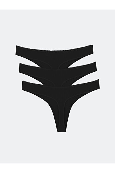 LC Waikiki Plain Thong Panties 3 Pack