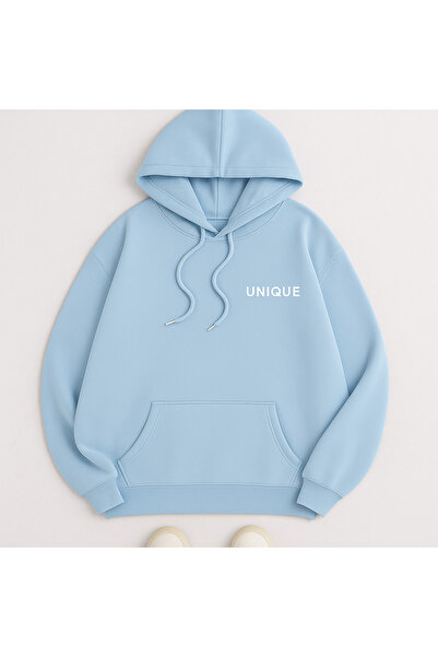 CLASSY.MODA Hanorac oversize cu glugă, buzunar cangur, cu text în față, număr în spate, stil sportiv, confortabil, zilnic