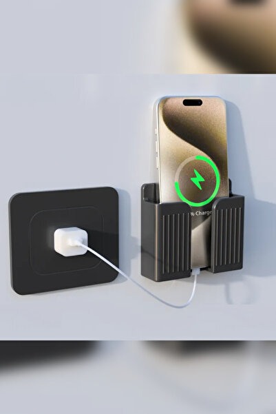 Genç 3D Duvara Monte Telefon Tutucu | Pratik ve Şık Duvar Tipi Telefon Standı