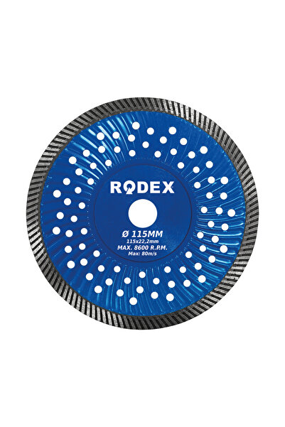 Rodex Disc De Taiere Diamantat Turbo, , Super Subtire, 180X20/22.23Mm, Max Rp...
