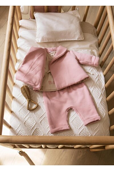 MAYORAL Newborn Kız Bebek Örme Takım Pembe