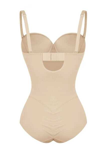 Fstyle Body Shaper with Back Control Clip Lift Chest Cup