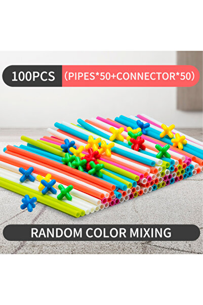 Choice1 ألعاب أحجية مكعبات بناء موراندي الملونة من أنابيب الأنابيب