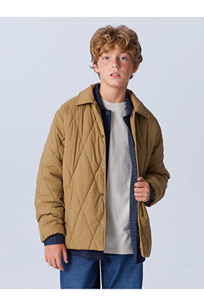 LC Waikiki LCW Cămașă pentru copii, cu model matlasat, pentru băieți (W5)