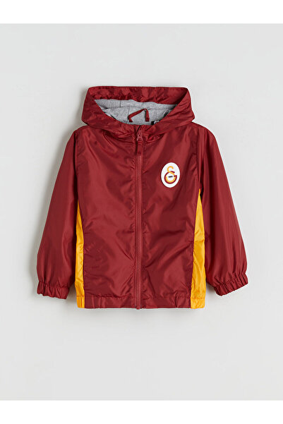 LC Waikiki New Season Hooded Printed Boys' Raincoat