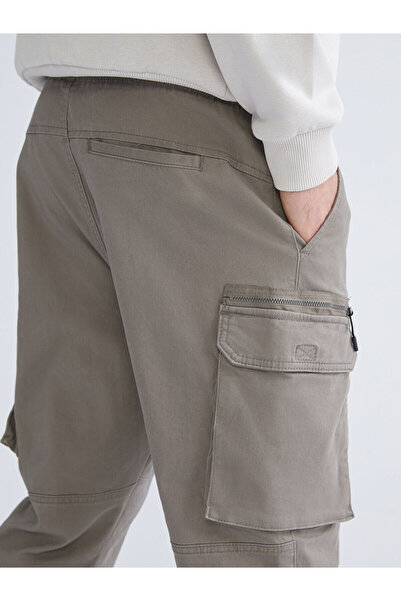 LC Waikiki Kahverengi Standart Kalıp Erkek Kargo Pantolon