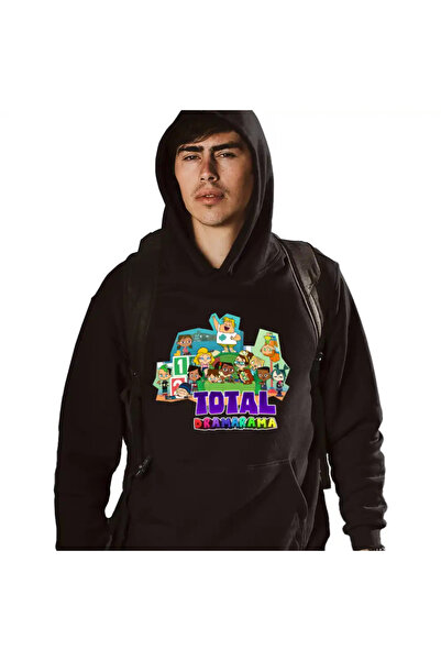 OEM Ανδρικό Φούτερ με Κουκούλα Total Drama για Νηπιαγωγείο