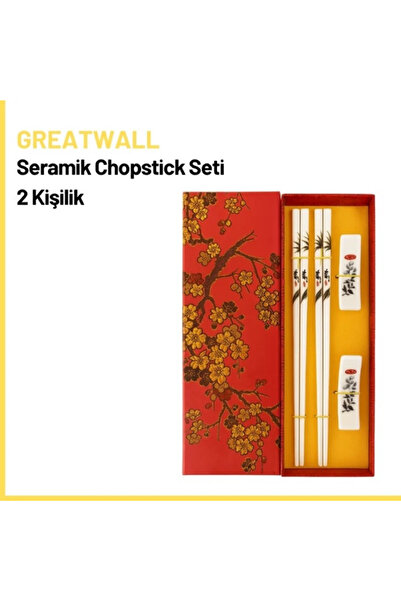 Greatwall Seramik Chopstick Seti (2 Kişilik)