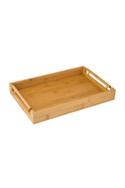 ORIAN Single rectangular wooden serving tray, size 26*39 cm