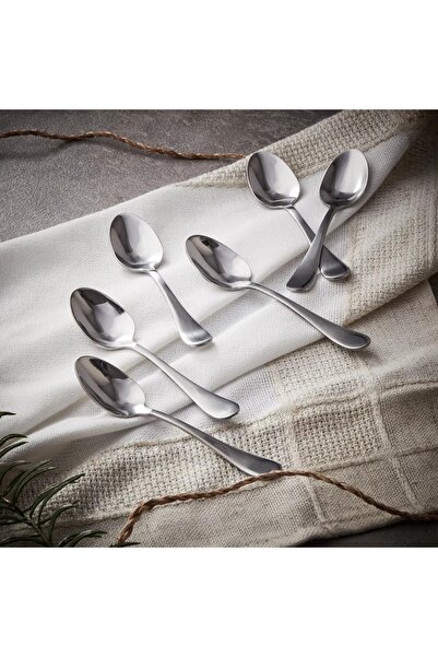 Generic Rosemary Stainless Steel Mocca Spoon - Set of 6