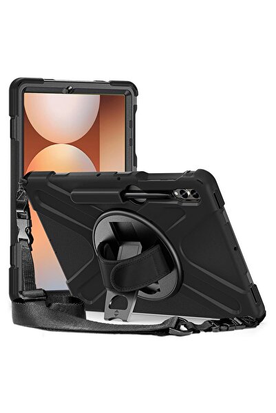 Microsonic Samsung Galaxy Tab S10 Plus X820 Kılıf Heavy Defender Siyah