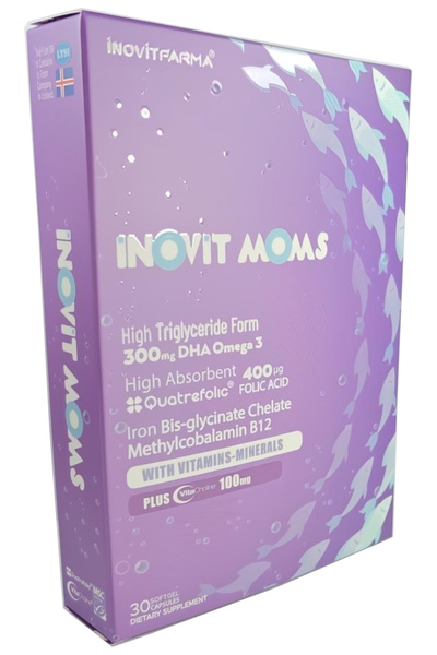 İnovit Farma İnovit Moms 30 Kapsül ( Omega 3+Multivitamin+Multimineral)