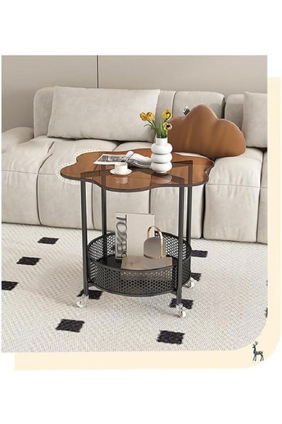 OKEA Storage Coffee Table Round Storage Basket
