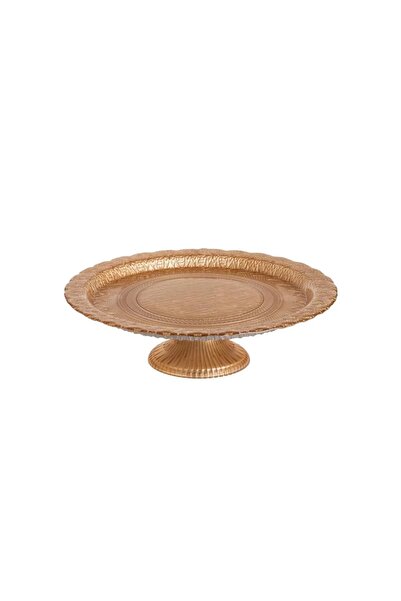 ORIAN Turkish glass cake plate with base, 32 cm