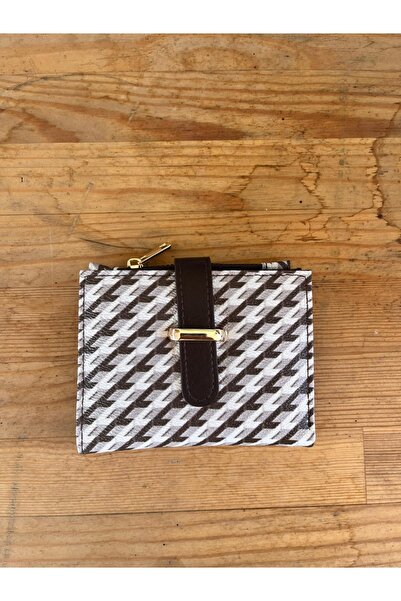 VAZIRADK محفظة لحمل البطاقات بسحاب وتصميم محبوك