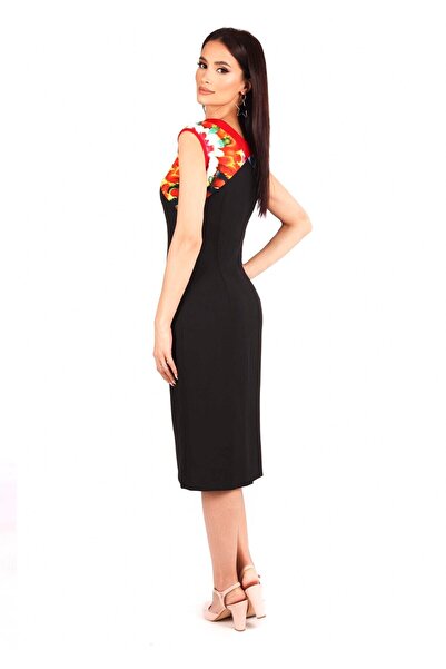 AD Fashion Rochie din in fara maneci 105R16i1682 - 38 EU