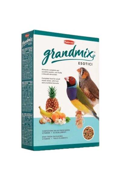 Padovan Grandmix Esotici Complete Food For Small Birds Multicolour 400grams