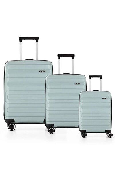 ÇÇS 3 lü valiz polipropilen