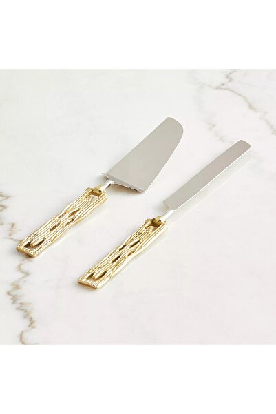 Generic مجموعة تقديم الكيك من قطعتين من ساما كرست