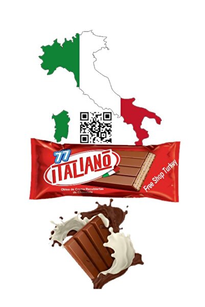 İTALİANO77 Kakao Kaplamalı Kremalı Gofret