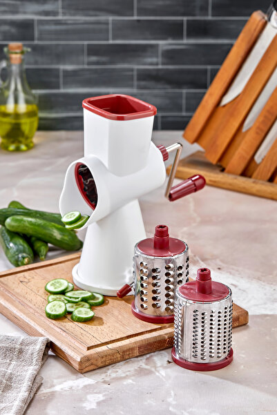 Cooker Paslanmaz Çelik Çevirmeli Rende Kollu Sebze Doğrayıcı
