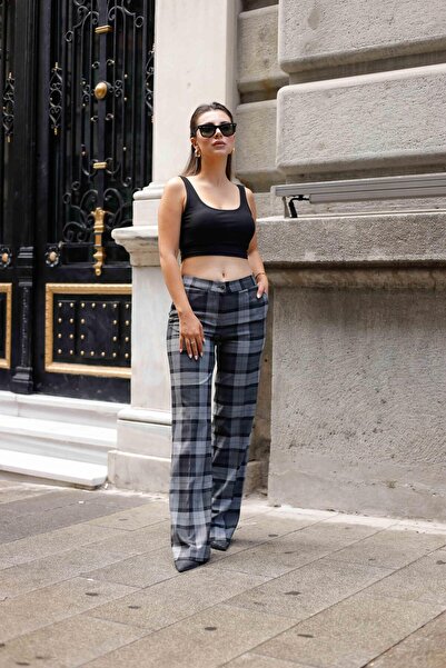 LOVELF Torba Cepli Ekose Poliviskon Takım Antrasit