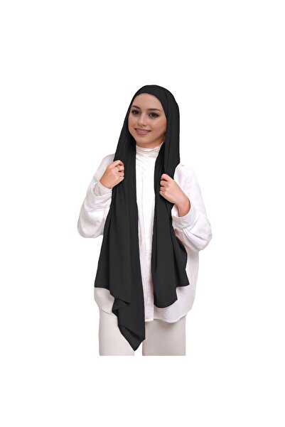 Perfectory حجاب فوري للنساء مع غطاء رأس أنبوبي تحت الوشاح - أسود