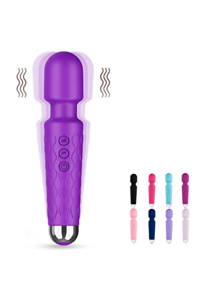 Genel Markalar 20 Modlu Şarjlı Su Geçirmez Titreşimli Dildo Vajinal Ve Anal Vibratör Masaj Aleti