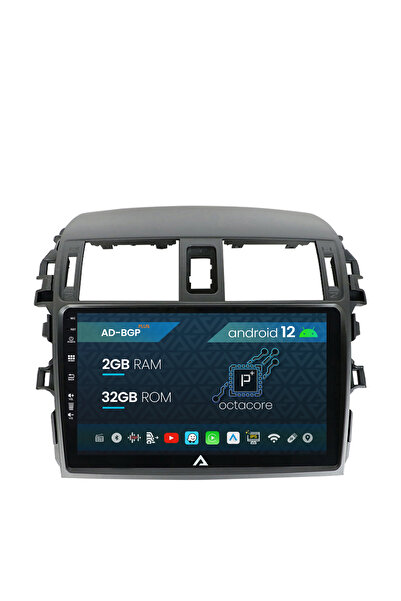 AutoDrop Navigatie Toyota Corolla (2007-2013), Android 12, P-Octacore / 2GB R...