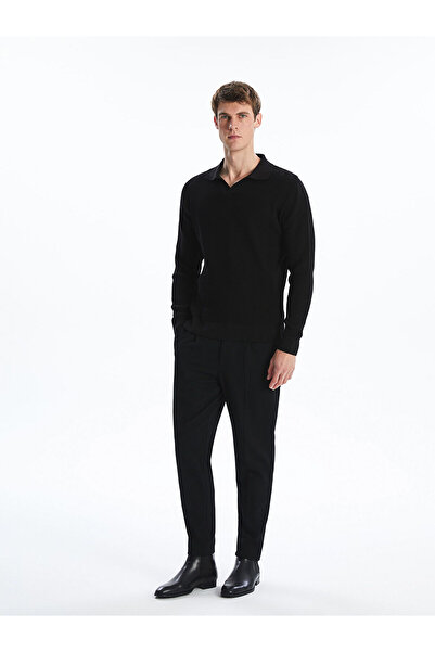 LC Waikiki Ανδρικό πλεκτό πουλόβερ με λαιμόκοψη Hilfa New Season