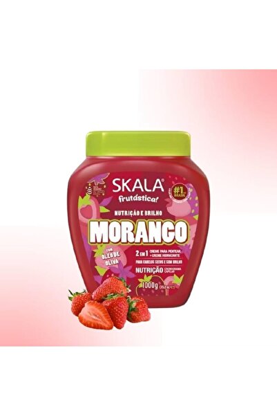 SKALA Μάσκα μαλλιών 2 σε 1 για σγουρά μαλλιά με εκχύλισμα φράουλας, Skala, 1kg