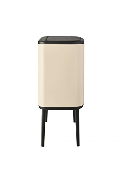 Brabantia Bo Touch 1005547 waste bin, 11+23 l, Smooth and silent opening, Large opening, Beige
