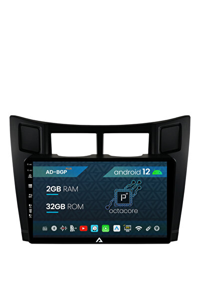 AutoDrop Navigatie Toyota Yaris (2005-2012), Android 12, P-Octacore / 2GB RAM...