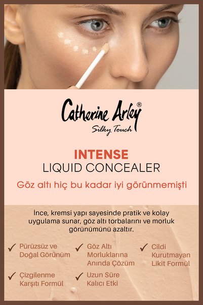 Catherine Arley Intense Liquid Concealer – Intense Liquid Concealer – 03 Dark Medium / 03 Dark Medium – 5.5g New