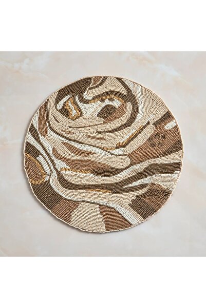 Generic Doree Beaded Placemat - 38x38 cm