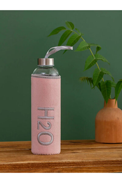 Dörtel Tedarik H2O Velvet Covered Glass Flask 600 ml - Color Options Available