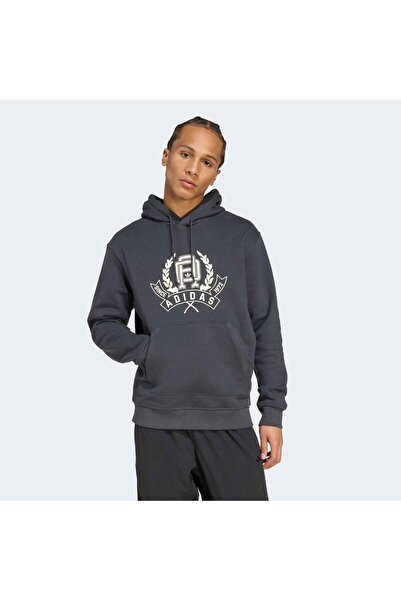 adidas Ανδρικό φούτερ Varsity σε γκρι χρώμα (JX8186)
