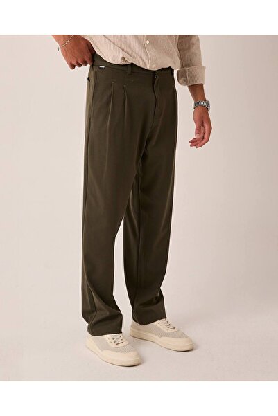 Genel Markalar Erkek Baggy Fit Kumaş Pantolon