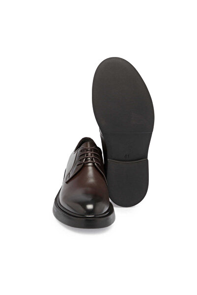 Tergan Kahve Hakiki Deri Erkek Klasik Ayakkabı - E24S1AY57004-B90