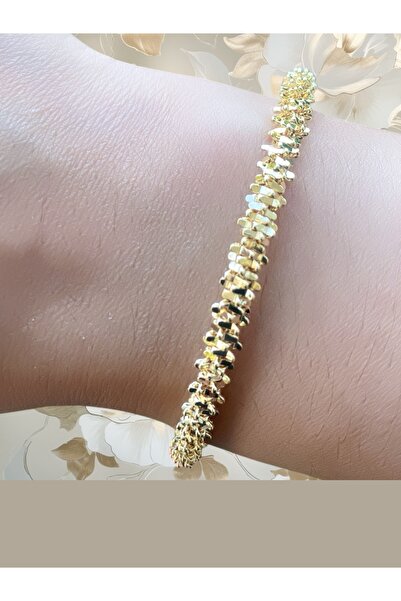 VEGALUXE سوار فولاذي ذهبي اللون لا يسود.