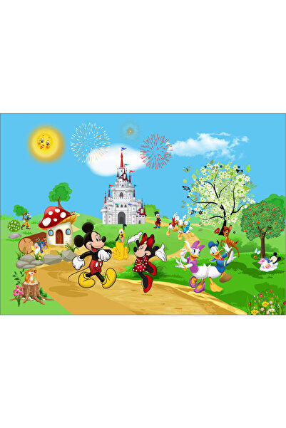VIODESIGN Fototapet Copii, Disney Mickey and Friends, autoadeziv, multicolor,...