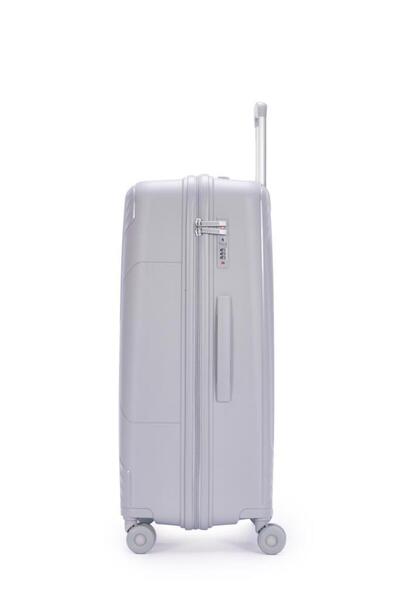 Benetton Trolley Valiz Açık Gri Büyük Boy 14BNT8001-01-AGRI