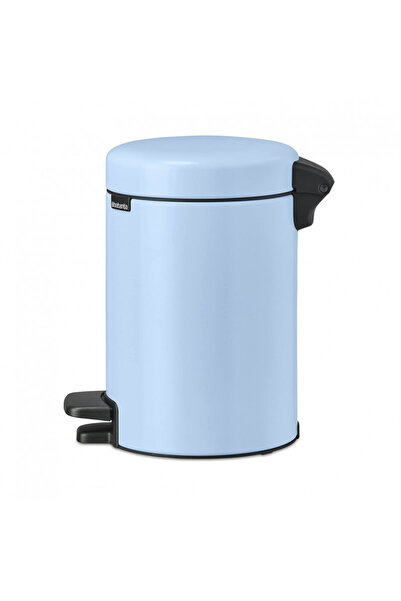 Brabantia NewIcon Pedal Bin 1005524, 3 l, Soft closing, Anti-slip base, Light blue