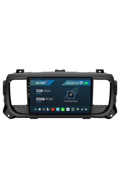AutoDrop Navigatie Toyota Proace (2016+), Android 12, P-Octacore / 2GB RAM + ...