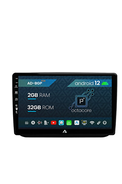 AutoDrop Навигация, съвместима със Skoda Fabia (2007-2014), Android 12, P-Oct...